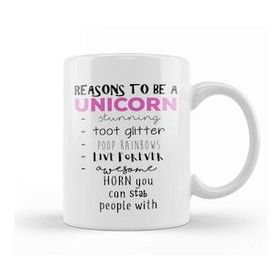 Baskı Dükkanı Reasons To Be A Unicorn Kupa