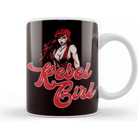 Baskı Dükkanı Rebel Ginger Girl Redhead Red Haired Red Head Irish Kupa