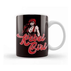 Baskı Dükkanı Rebel Ginger Girl Redhead Red Haired Red Head Irish Kupa