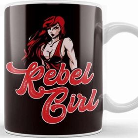Baskı Dükkanı Rebel Ginger Girl Redhead Red Haired Red Head Irish Kupa