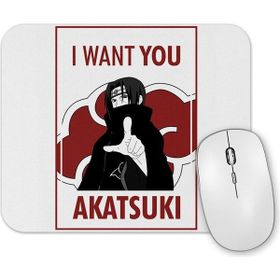 Baskı Dükkanı Recruta Akatsuki Naruto Mouse Pad