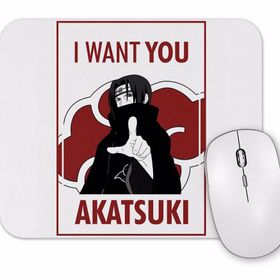 Baskı Dükkanı Recruta Akatsuki Naruto Mouse Pad