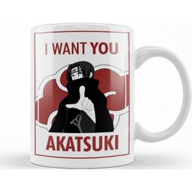 Baskı Dükkanı Recruta Akatsuki Naruto Sihirli Porselen Kupa