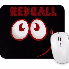 Baskı Dükkanı Red Ball 4 Smile Long Sleeve Mouse Pad