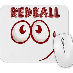 Baskı Dükkanı Red Ball 4 Smile Long Sleeve Mouse Pad