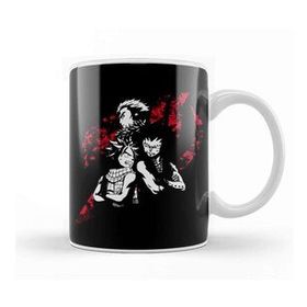 Baskı Dükkanı Red Guild Slayer Cartoon Porselen 330 ml Beyaz Kupa Bardak