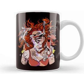 Baskı Dükkanı Red Head Tattooed Inked Redhead Red Hair Ginger Irish Kupa