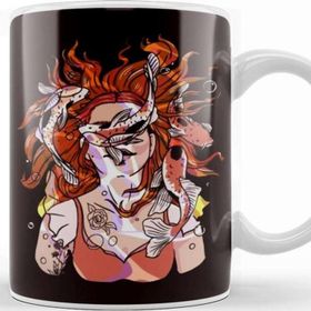 Baskı Dükkanı Red Head Tattooed Inked Redhead Red Hair Ginger Irish Kupa