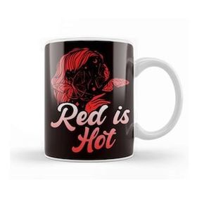Baskı Dükkanı Red Is Hot Ginger Girl Redhead Red Orange Haired Red Head Kupa