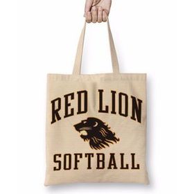Baskı Dükkanı Red Lion Softball Bez Uzun Saplı Krem Rengi Çanta