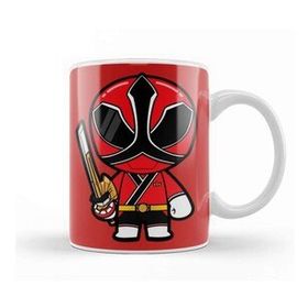 Baskı Dükkanı Red Power Rangers Samurai Kupa