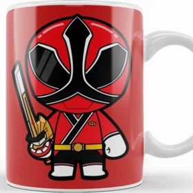 Baskı Dükkanı Red Power Rangers Samurai Kupa