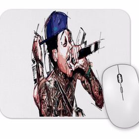 Baskı Dükkanı Red Skull the Feels Tibia Mouse Pad