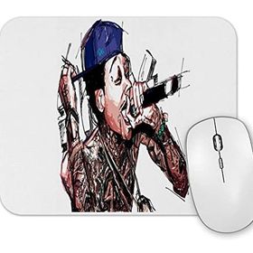 Baskı Dükkanı Red Skull the Feels Tibia Mouse Pad
