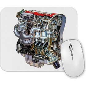 Baskı Dükkanı Red Top Opel Engine Mouse Pad