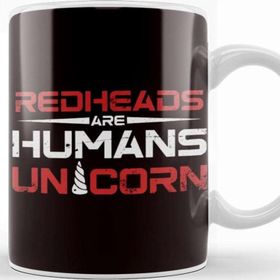 Baskı Dükkanı Redheads Human Unicorn Magic Ginger Red Orange Hair Irish Kupa