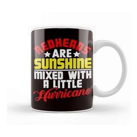 Baskı Dükkanı Redheads Sunshine Hurricane Ginger Red Orange Head Irish Kupa