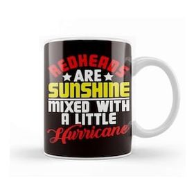 Baskı Dükkanı Redheads Sunshine Hurricane Ginger Red Orange Head Irish Kupa