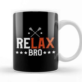 Baskı Dükkanı Referee Funny Relax Bro Funny Lacrosse Pun Player Coach Kupa