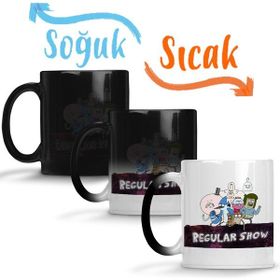 Baskı Dükkanı Regular Show 02 Sihirli Porselen Kupa