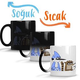 Baskı Dükkanı Regular Show 03 Sihirli Porselen Kupa
