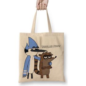 Baskı Dükkanı Regular Show Bez Kadın Günlük Çanta