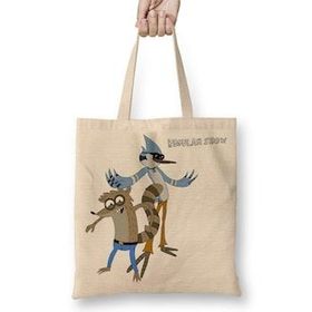 Baskı Dükkanı Regular Show Bez Kadın Günlük Çanta