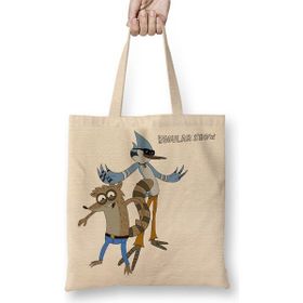 Baskı Dükkanı Regular Show Bez Kadın Günlük Çanta