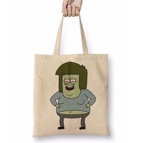Baskı Dükkanı Regular Show Muscleman Bez Kadın Günlük Çanta