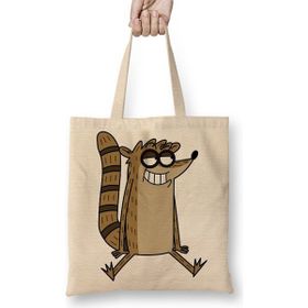 Baskı Dükkanı Regular Show Rigby 02 Bez Kadın Günlük Çanta