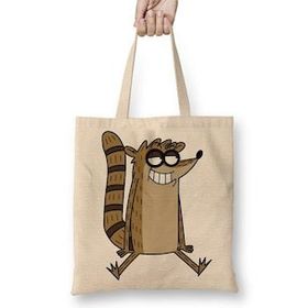 Baskı Dükkanı Regular Show Rigby 02 Bez Kadın Günlük Çanta