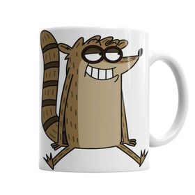 Baskı Dükkanı Regular Show Rigby 02 Sihirli Porselen Kupa