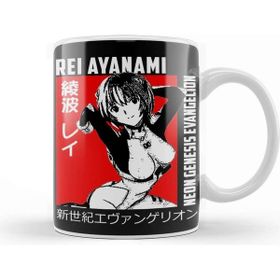 Baskı Dükkanı Rei Ayanami 013 Porselen 330 ml Beyaz Kupa Bardak