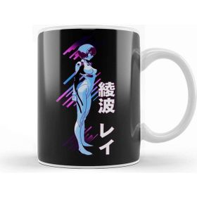 Baskı Dükkanı Rei Ayanami Evangelion 02 Porselen 330 ml Beyaz Kupa Bardak