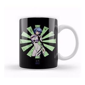 Baskı Dükkanı Rei Evangelion Retro Japanese Kupa