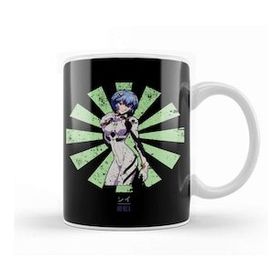 Baskı Dükkanı Rei Evangelion Retro Japanese Kupa
