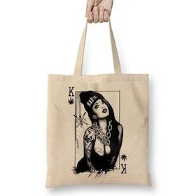 Baskı Dükkanı Rei Girl Bez Kadın Günlük Çanta