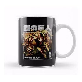 Baskı Dükkanı Reiner Braun Reiner Attack On Titan Porselen 330 ml Beyaz Kupa Bardak
