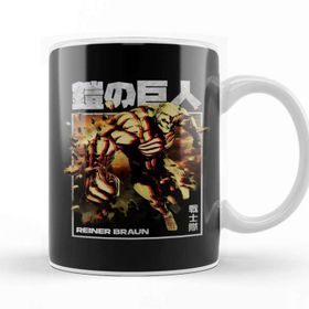 Baskı Dükkanı Reiner Braun Reiner Attack On Titan Porselen 330 ml Beyaz Kupa Bardak