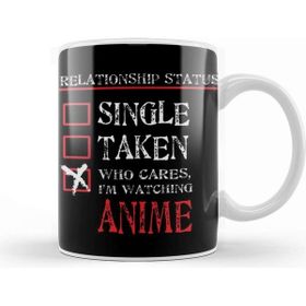 Baskı Dükkanı Relationship Status Anime Funny Porselen 330 ml Beyaz Kupa Bardak