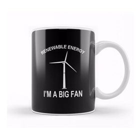 Baskı Dükkanı Renewable Energy I'm A Big Fan Kupa Bardak