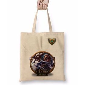 Baskı Dükkanı Rengar Lol League Of Legends Bez Kadın Günlük Çanta