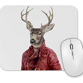 Baskı Dükkanı Renkli Geyik Mouse Pad