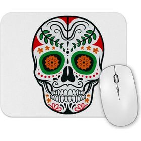 Baskı Dükkanı Renkli ve Desenli Kuru Kafa Skull Mouse Pad
