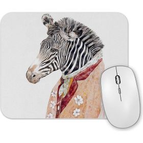 Baskı Dükkanı Renkli Zebra Mouse Pad