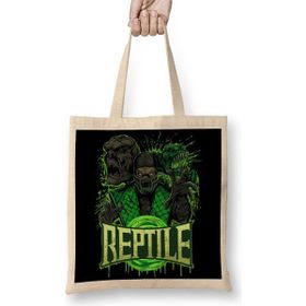 Baskı Dükkanı Reptile Bez Kadın Günlük Çanta
