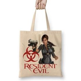 Baskı Dükkanı Resident Evil 2 Bez Kadın Günlük Çanta