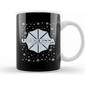 Baskı Dükkanı Resident Evil Umbrella Corporation Christmas Snow Logo Kupa