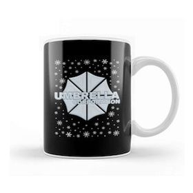 Baskı Dükkanı Resident Evil Umbrella Corporation Christmas Snow Logo Kupa