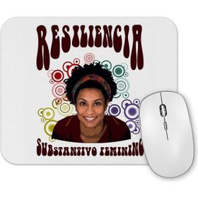 Baskı Dükkanı Resiliencia Marielle Franco Mouse Pad